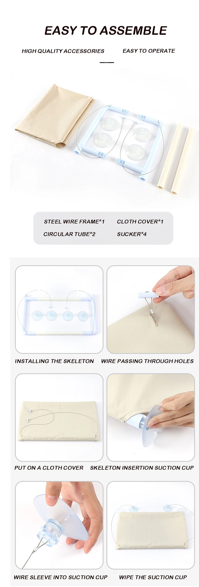 Vista lateral de la configuración
