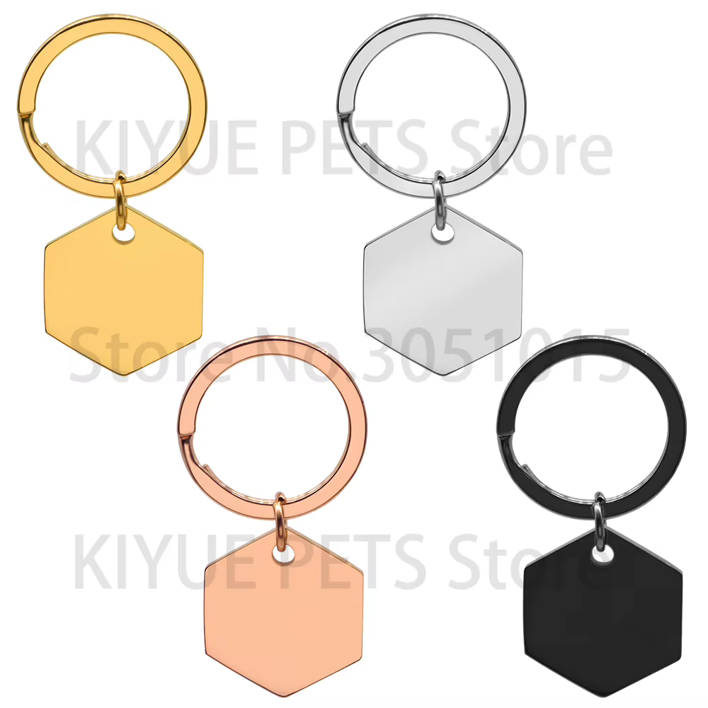 Chapas identificación personalizadas acero inoxidable para gato y perro - imagen 4