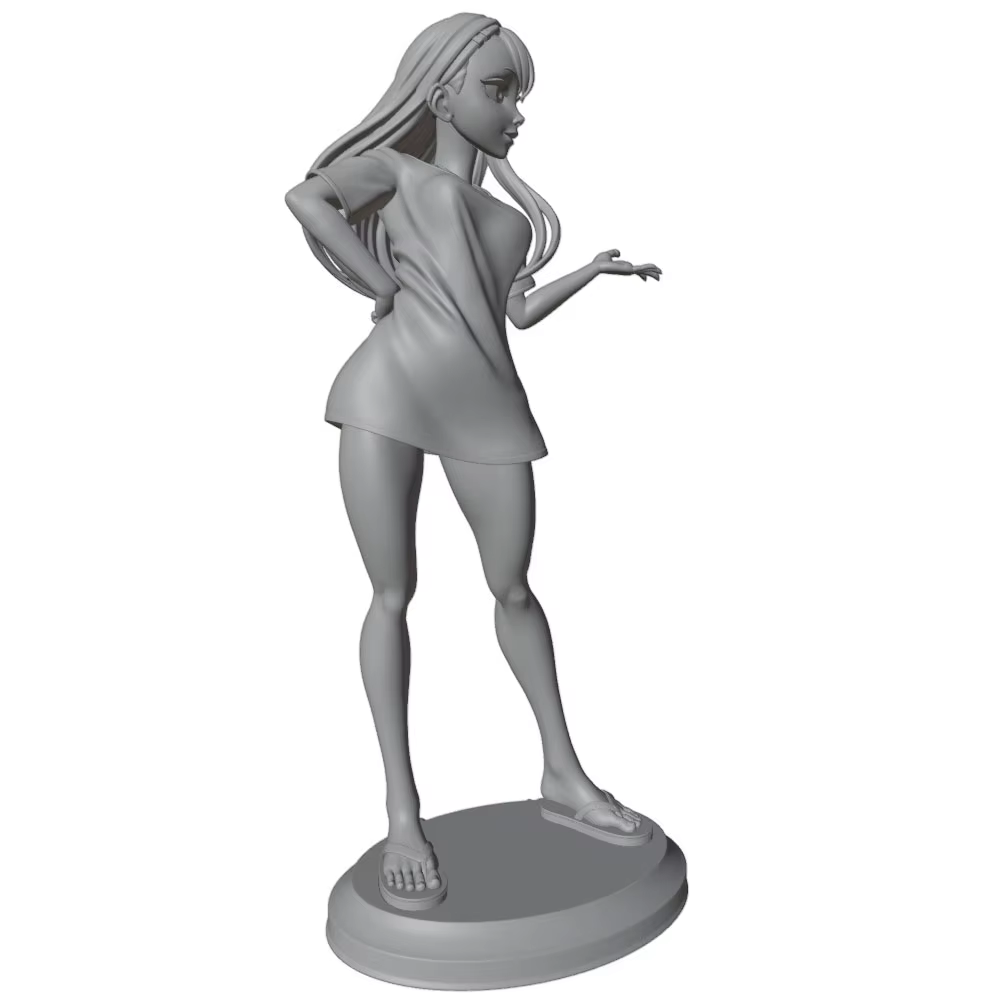 Modelo de resina 75mm acabado