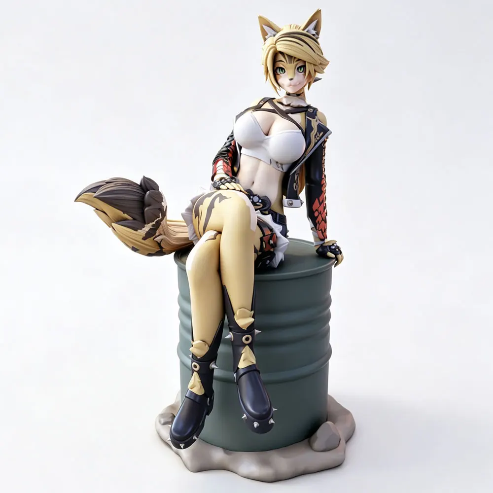 Figura Anime a Escala 1/24 75mm – Miniatura GK Impresa en 3D sin Pintar - imagen 3