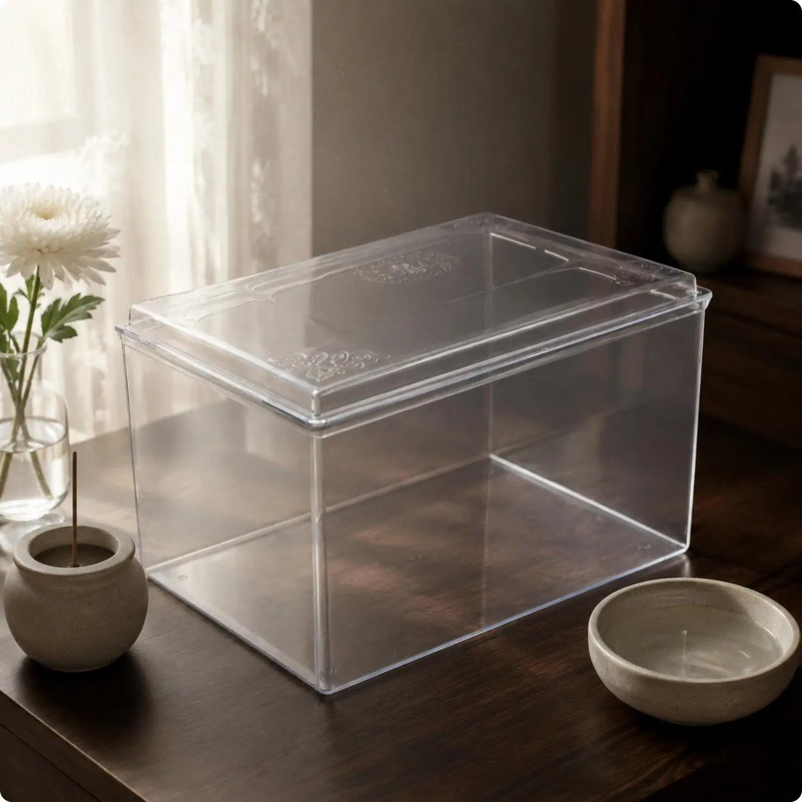 Caja Acrílica Transparente con Tapa para Guardar Recuerdos de Mascota - imagen 4