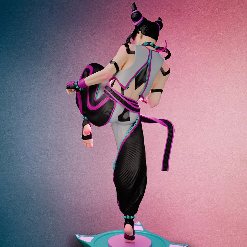 Estatua de anime para decoración de habitación, gris para gatos y perros