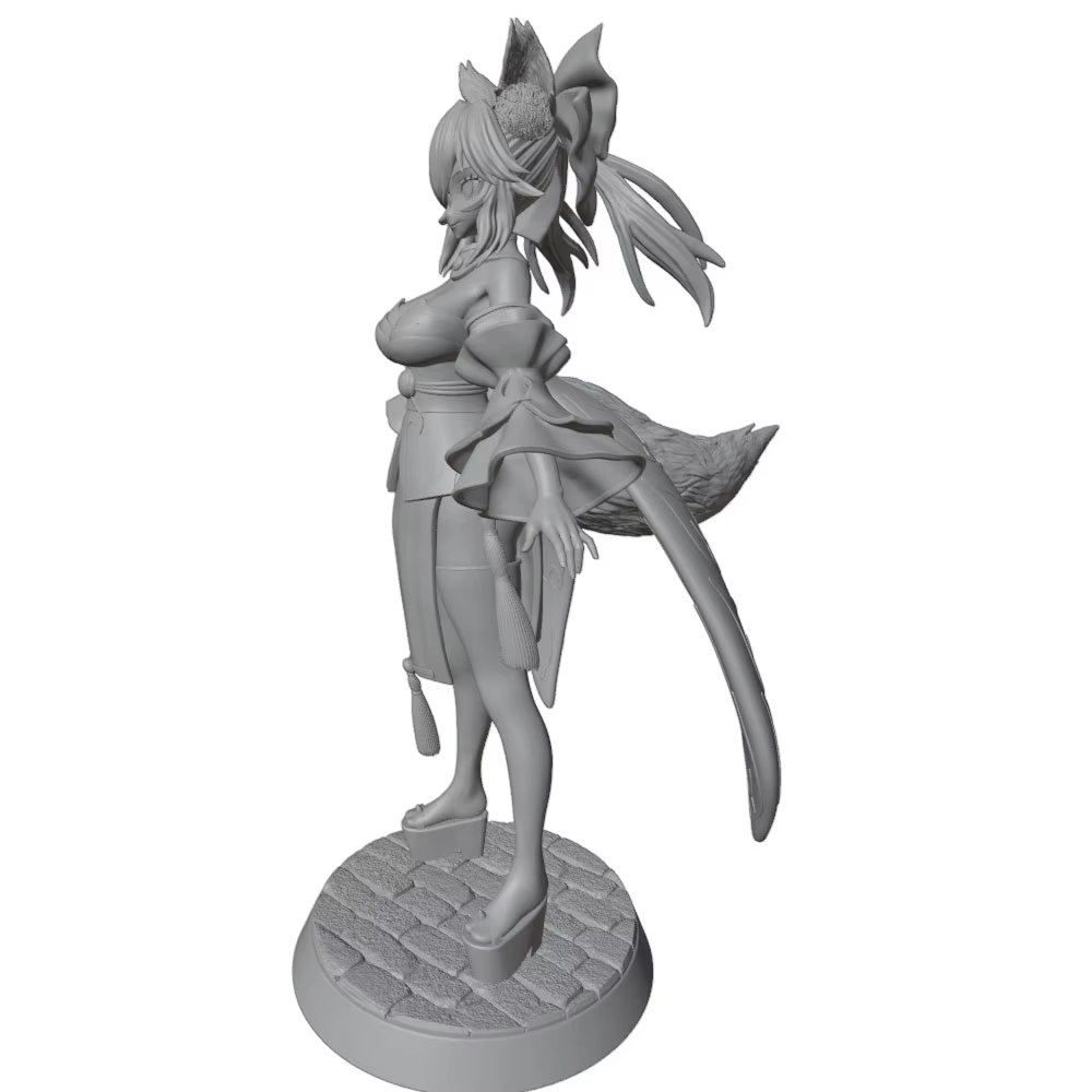 Figura de anime sin pintar para montar – Miniatura GK impresa en 3D - imagen 3