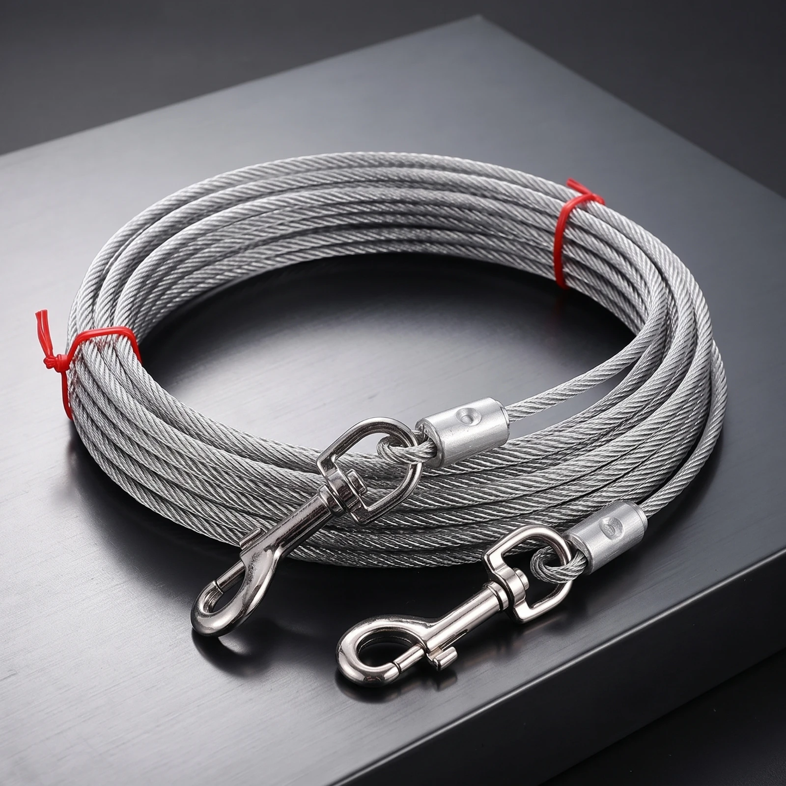 Cable de sujeción para perros resistente al óxido para exterior - imagen 4