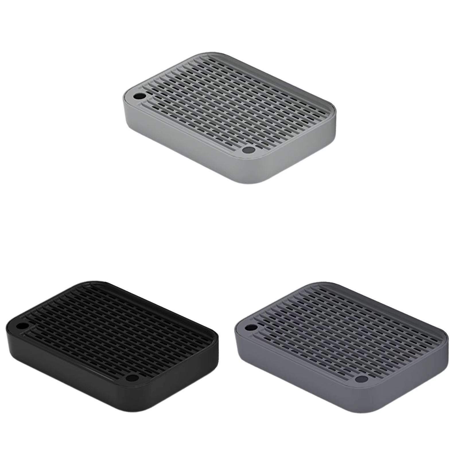 Plataforma con sistema atrapa arena