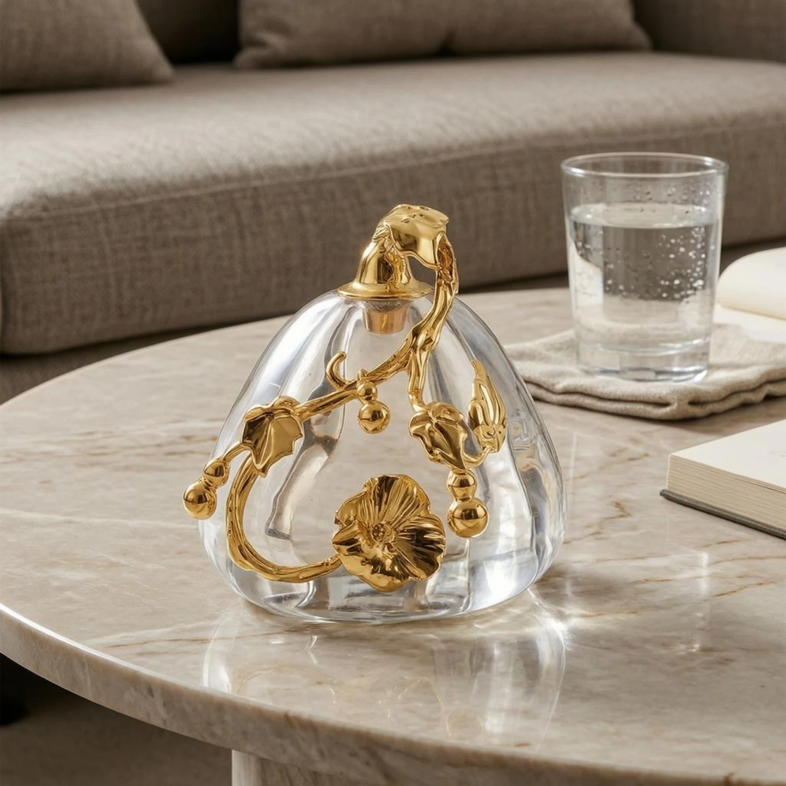 Adorno decorativo de vidrio transparente apto para gatos y perros - imagen 2
