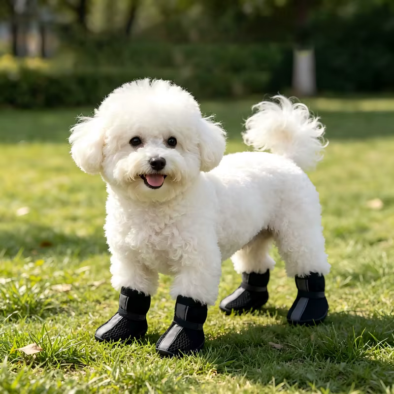 Botines antideslizantes transpirables para perro con tira reflectante - imagen 5