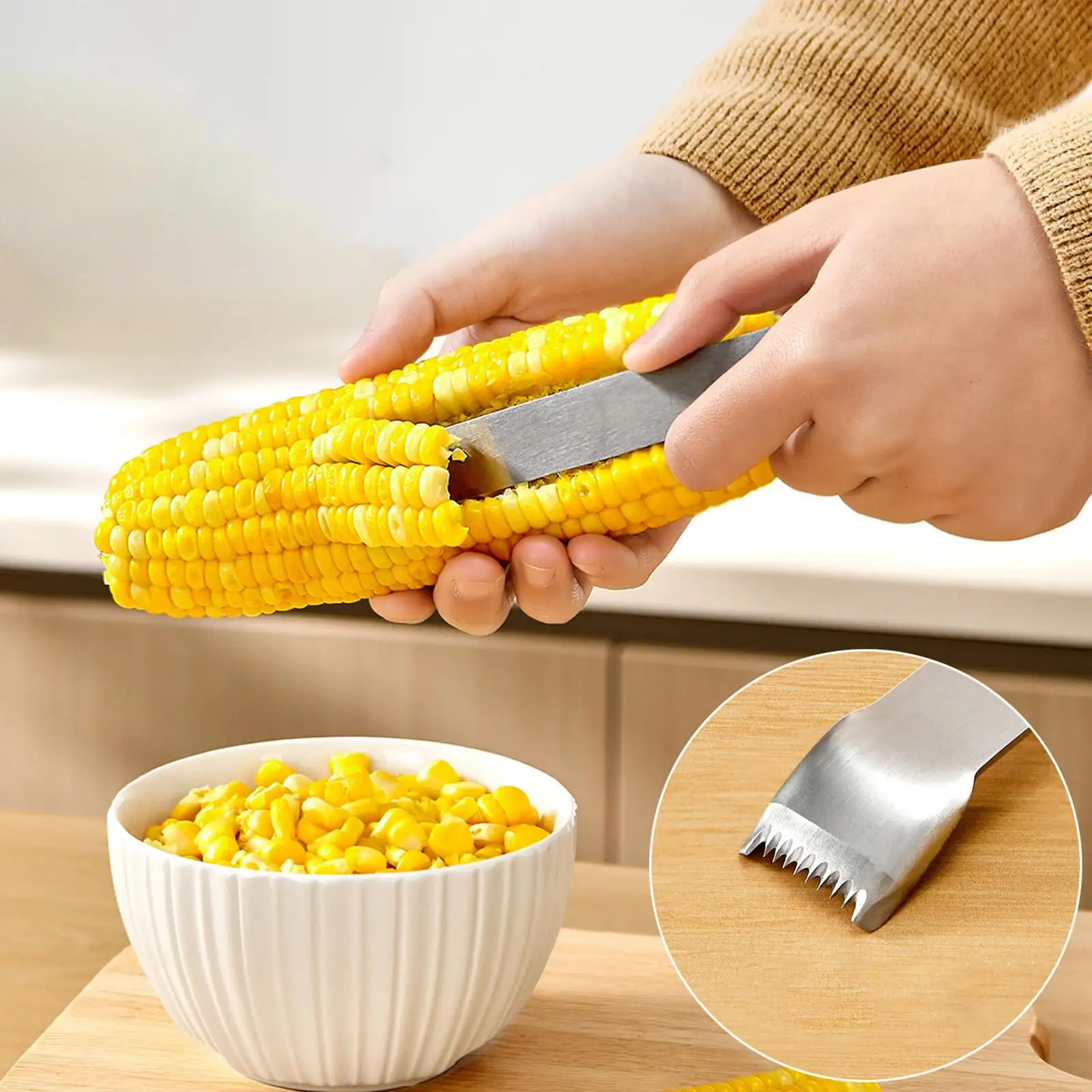 Pelador maíz acero inoxidable para comida perros y gatos - imagen 3