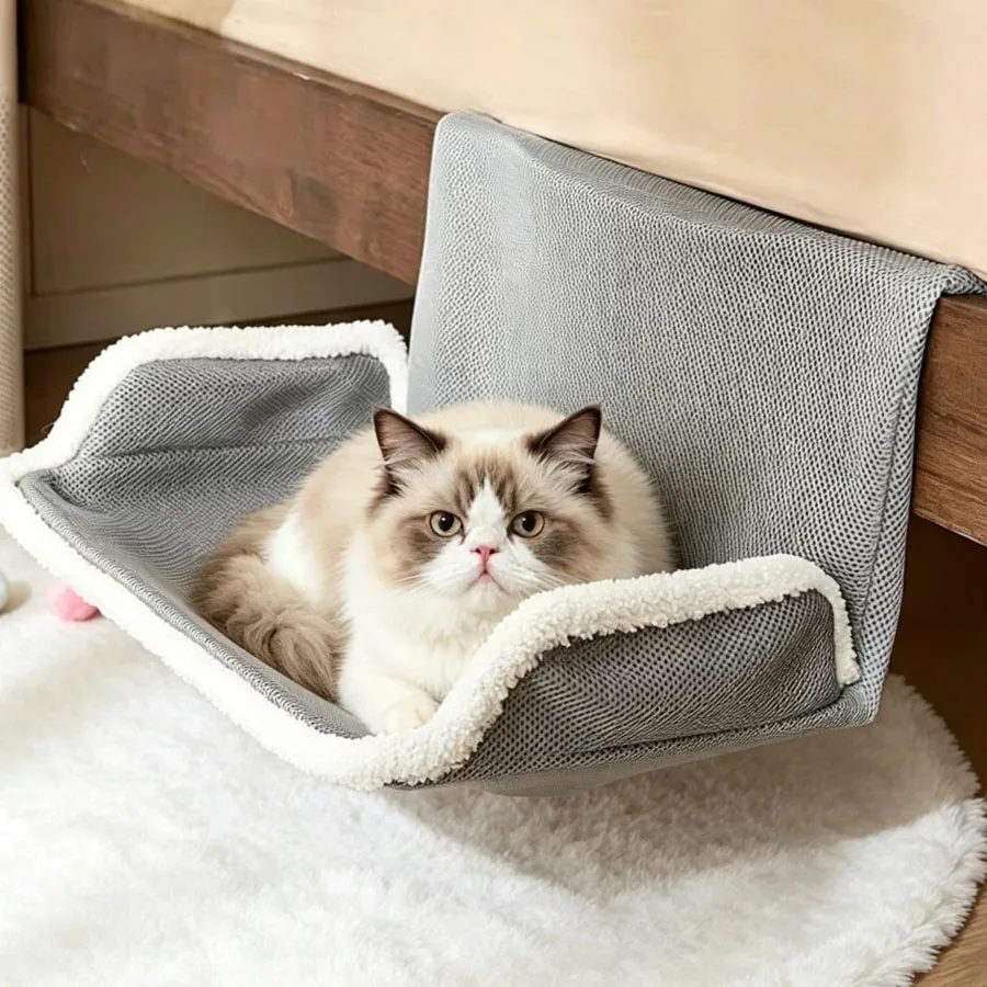 Cama colgante para gatos: hamaca universal de tomar el sol - imagen 2