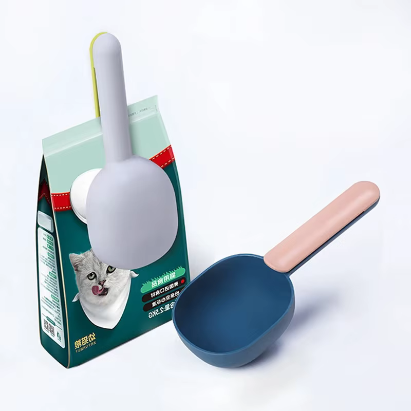 Cuchara medidora con clip para bolsa de comida seca para perros y gatos - imagen 4