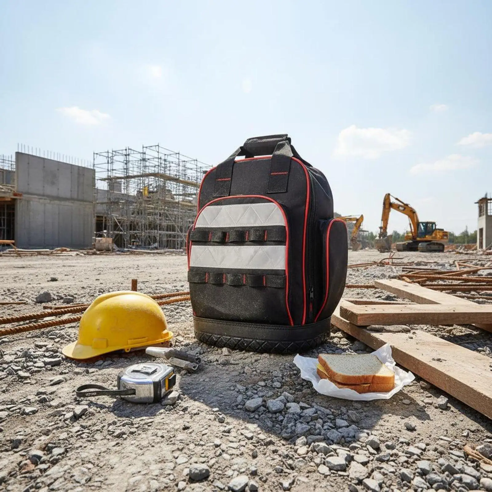 Mochila Organizadora de Herramientas Resistente – Bandolera Técnica de Oxford - imagen 3