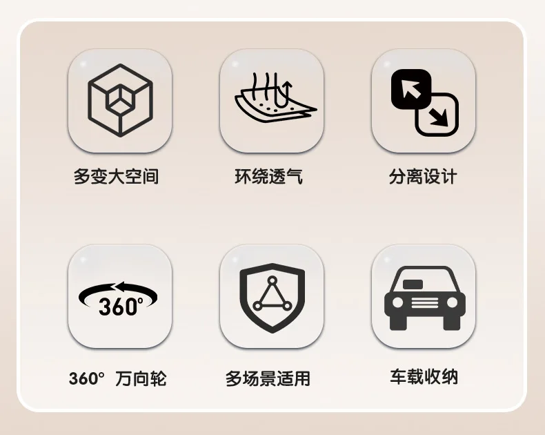 Detalle del soporte tipo carrito