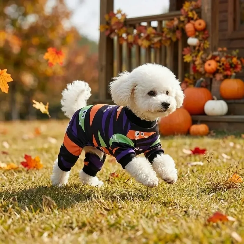 Mono Halloween monstruo 4 patas para perros y gatos pequeños y medianos - imagen 5