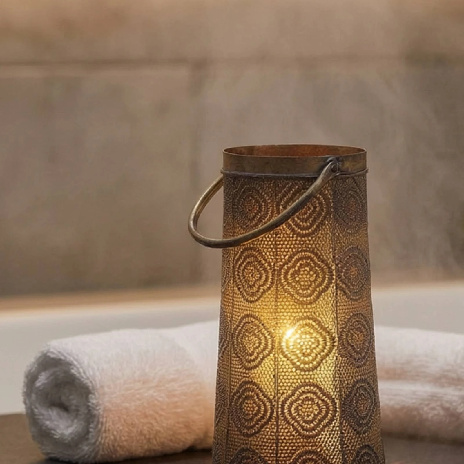 Farol Decorativo Marroquí con Asa para Gatos y Perros - imagen 5