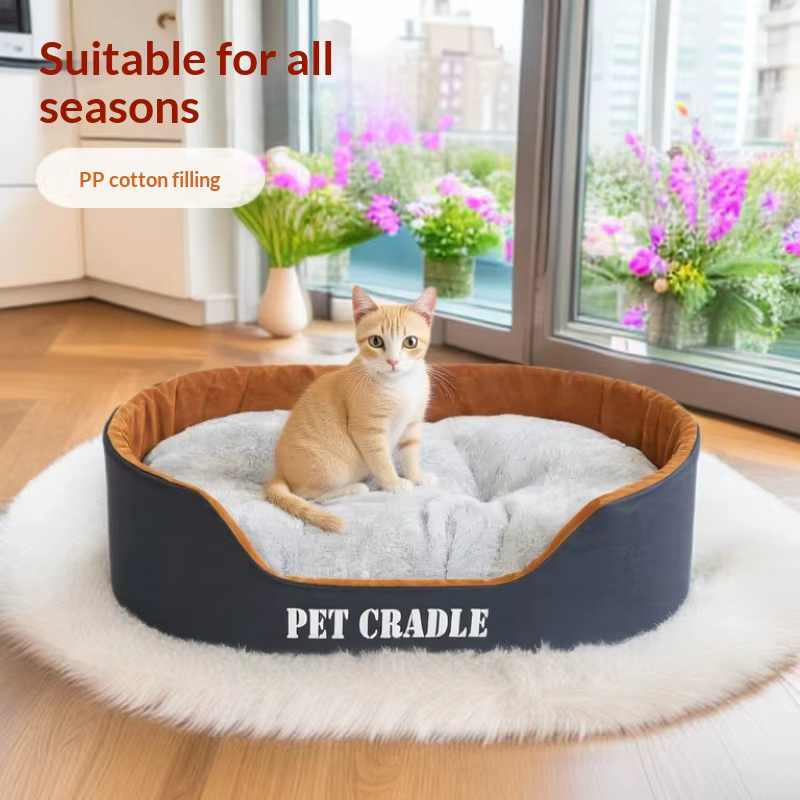 Cama nido desenfundable y lavable para gatos y perros - imagen 3