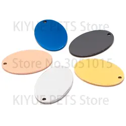 Placas identificativas de metal con grabado láser para perros y gatos