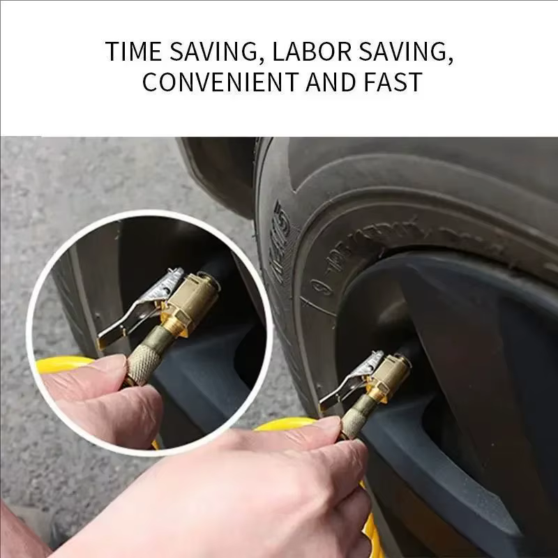 Clip de válvula de latón para inflar neumáticos de coche y camión - imagen 2