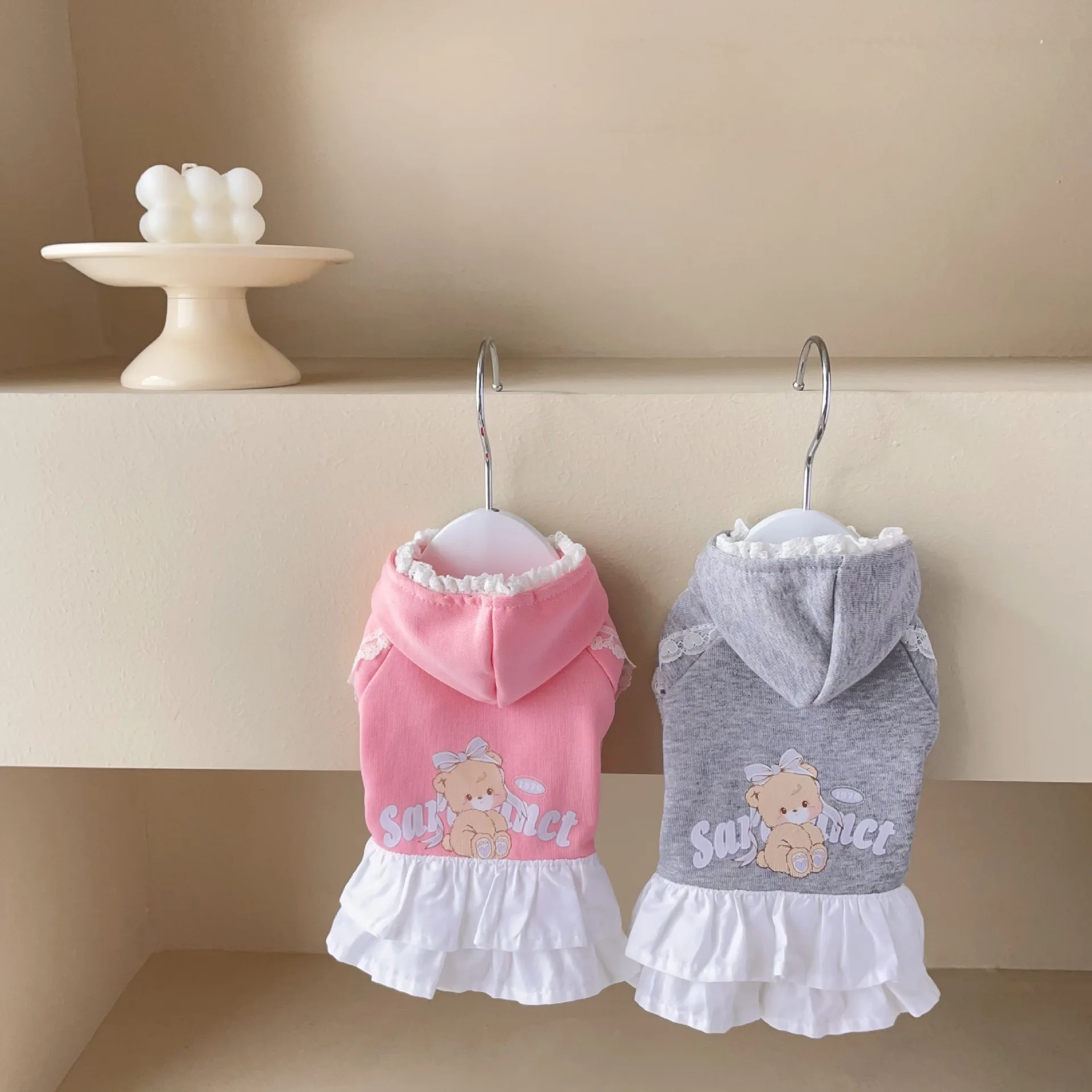 Sudadera con capucha tipo teddy para perros pequeños y cachorros - imagen 4