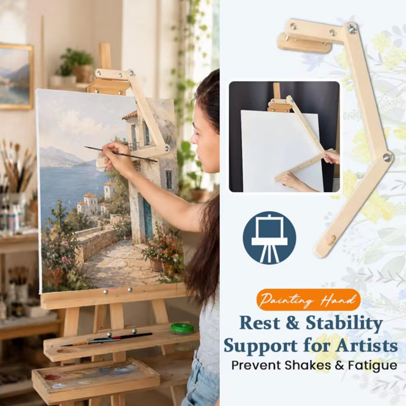 Caballete Ajustable para Pintura con Apoyo de Mano – Soporte de Aluminio Ligero - imagen 3