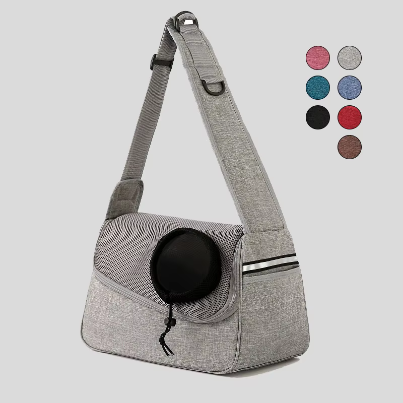Mochila transportín para gatos – Impermeable con base rígida - imagen 4