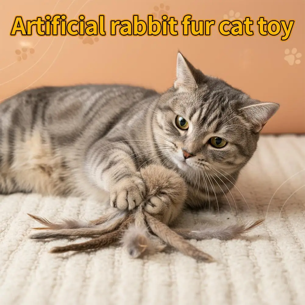 Juguete peluche interactivo piel sintética para gatos y perros - imagen 5