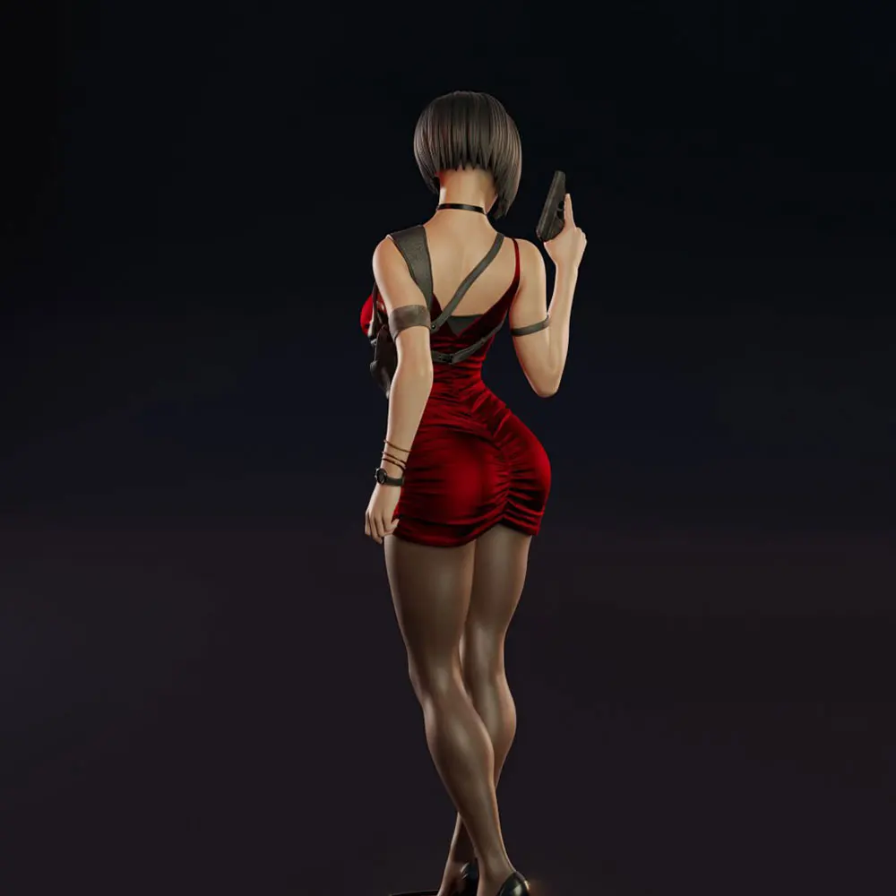 Detalle de las poses de manos y textura de la resina sin pintar