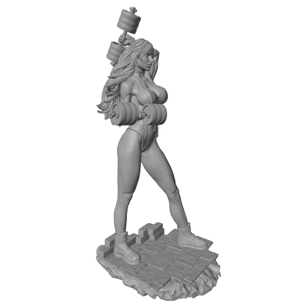 Figura de resina gris DIY sin montar, modelo para coleccionismo - imagen 2