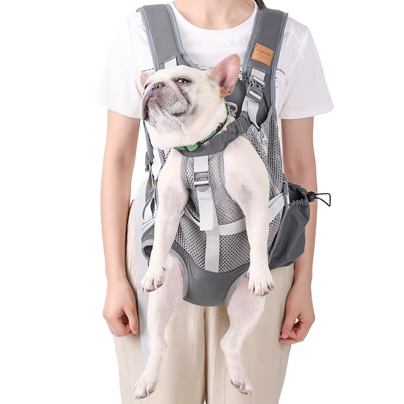 Mochila transpirable manos libres para perro pequeño con patas fuera - imagen 2