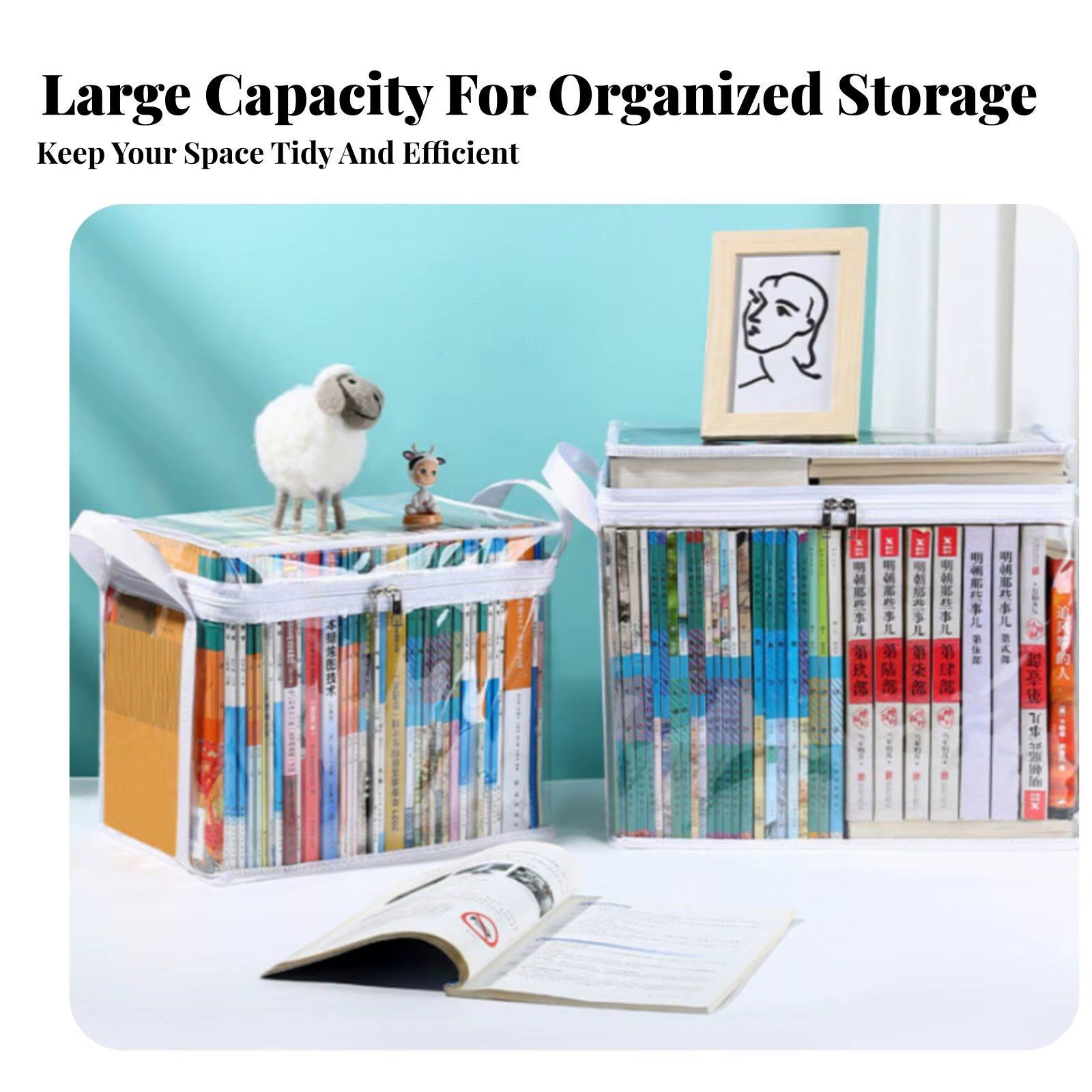 Caja organizadora plegable para accesorios de mascota