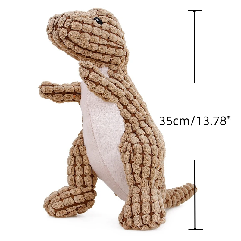 Juguete dinosaurio peluche perro 35cm