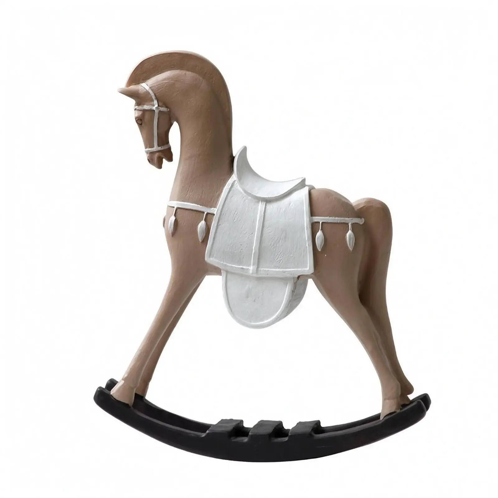 Figura decorativa de caballo tallado a mano en madera – Pieza artesanal y ecológica - imagen 2