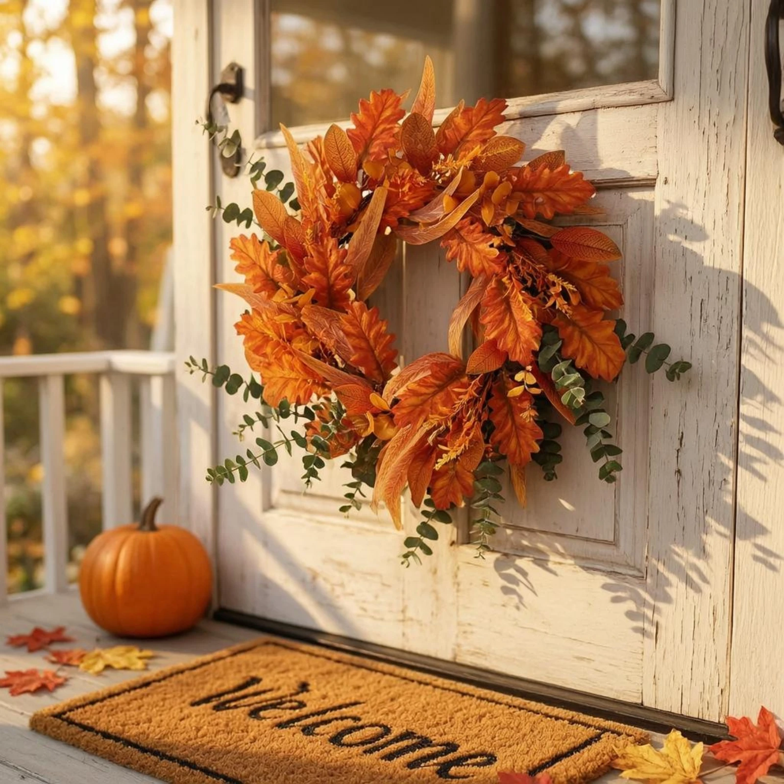 Corona de otoño colgante, apta para gatos y perros - imagen 3