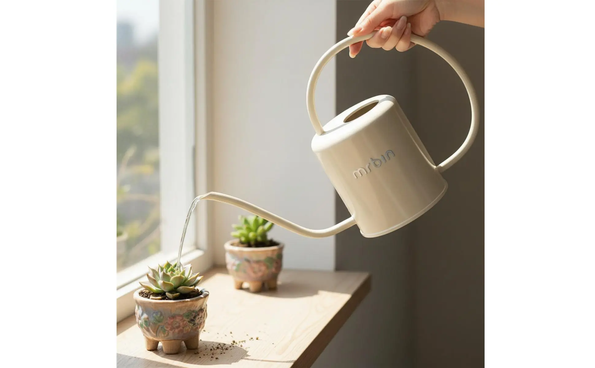 Capacidad de 1,5 L para riego sin recargar