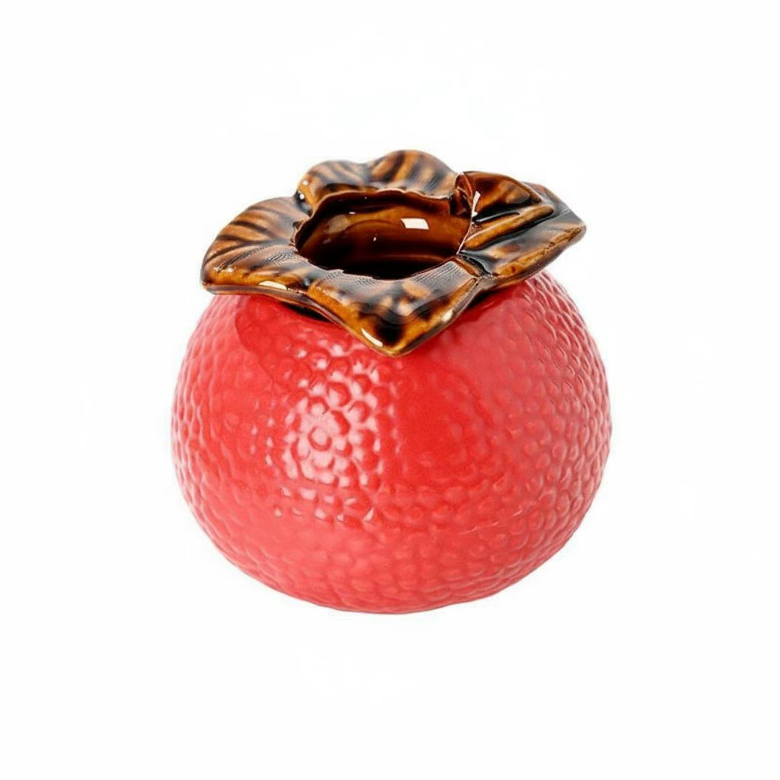 Maceta de Cerámica Texturizada con Frutas – Maceta Hidropónica Decorativa para Interior - imagen 3