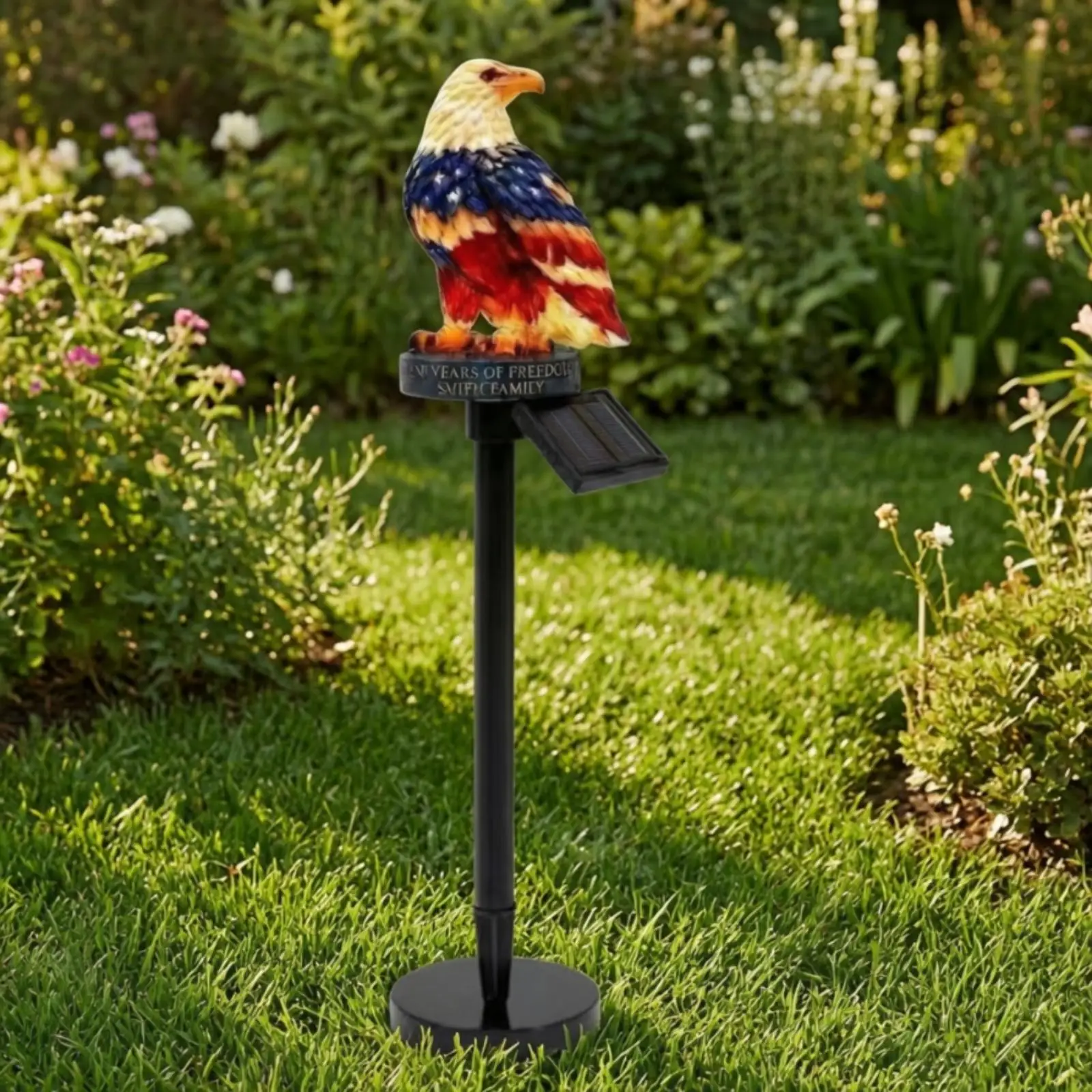 Figura ave solar jardín resistente a la intemperie perros y gatos - imagen 5