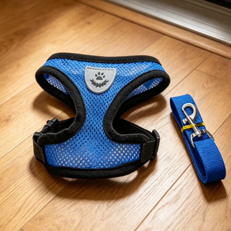Conjunto transpirable arnés y correa para perros y gatos - imagen 3