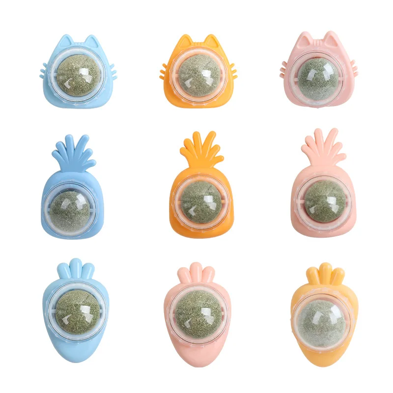 Bolas de hierba gatera adhesivas en blister