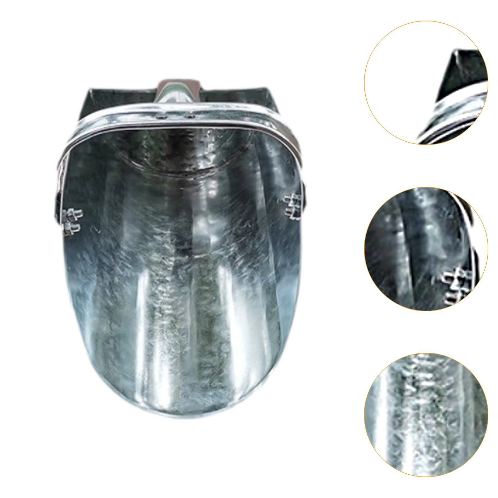 Pala de metal para alimentar ganado con mango ergonómico