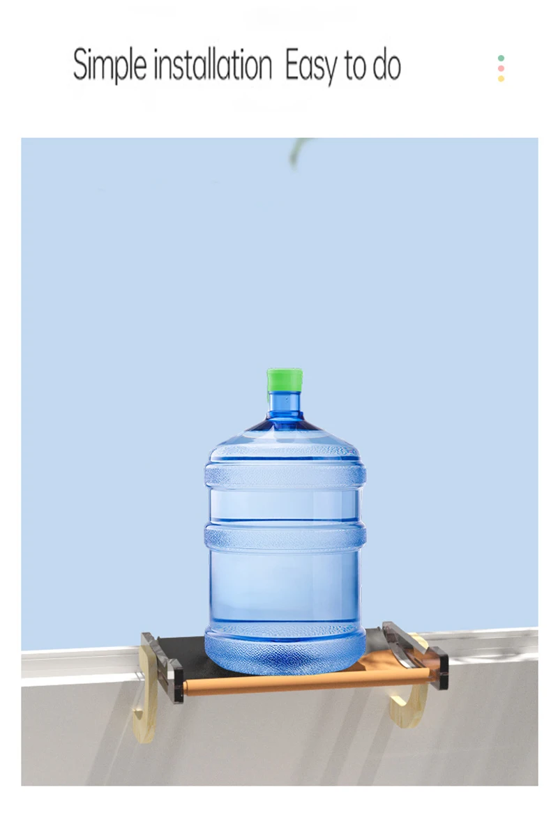 Vista lateral del producto instalado