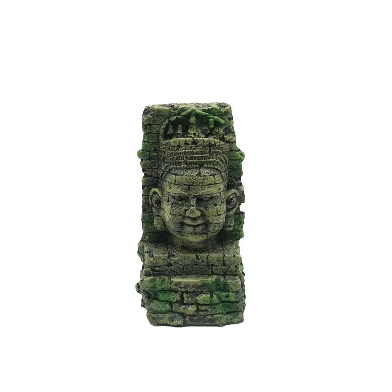 Decoración moái resina Isla Pascua para acuario y terrario reptiles - imagen 5