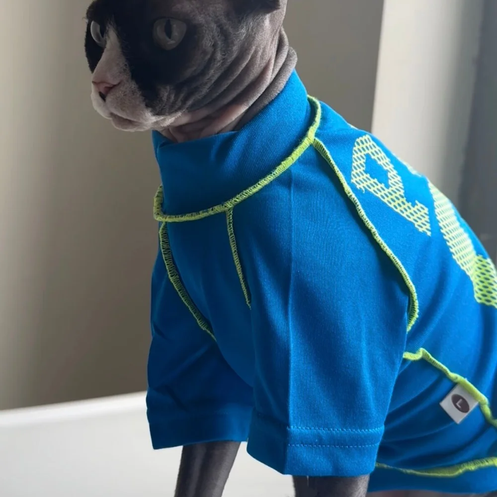 Tabla de tallas y medidas para la camiseta de gato