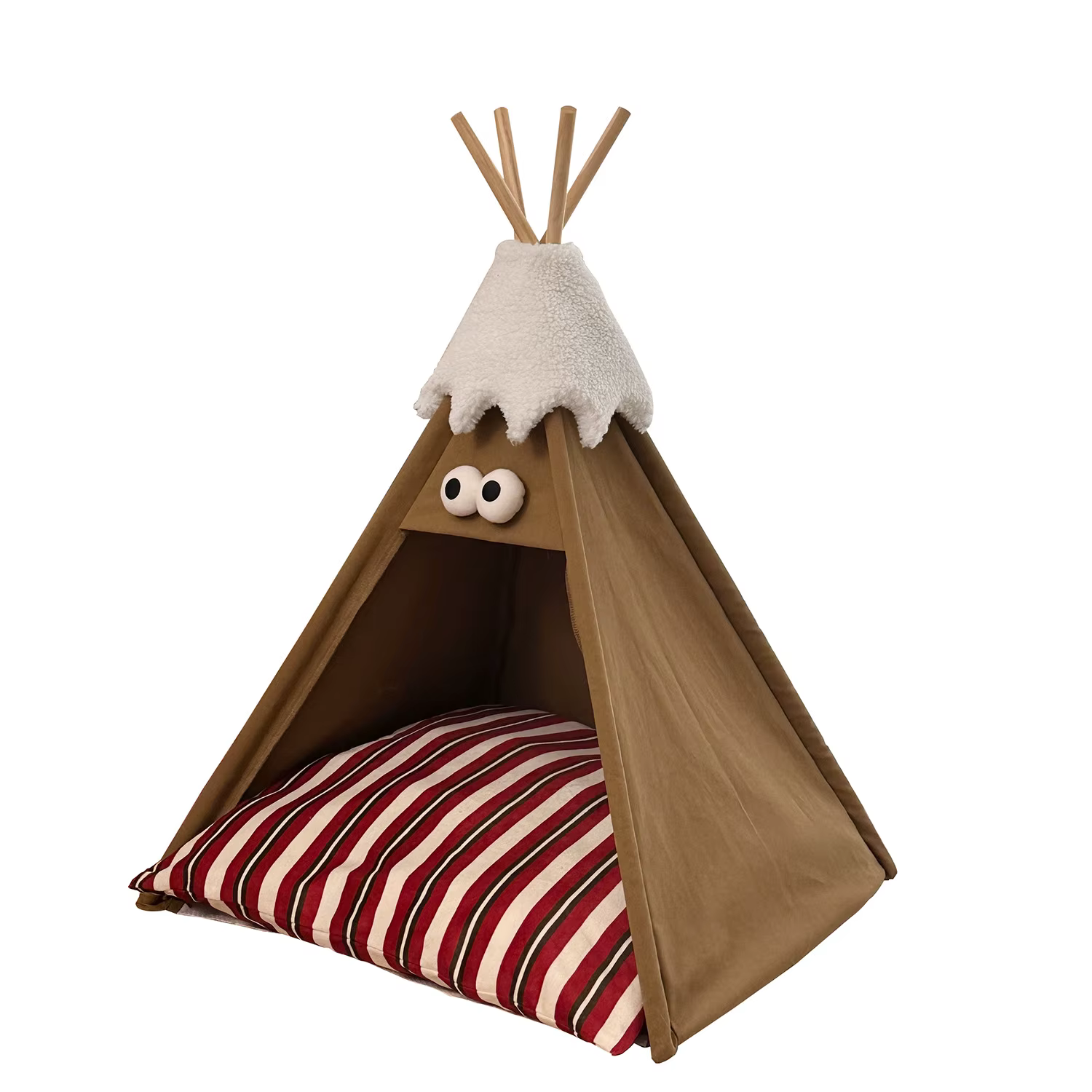 Casa nido semicerrada desmontable y lavable para gatos 4 estaciones - imagen 3