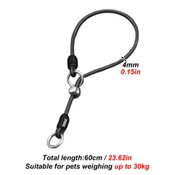 Collar antimordeduras de acero inoxidable para perros
