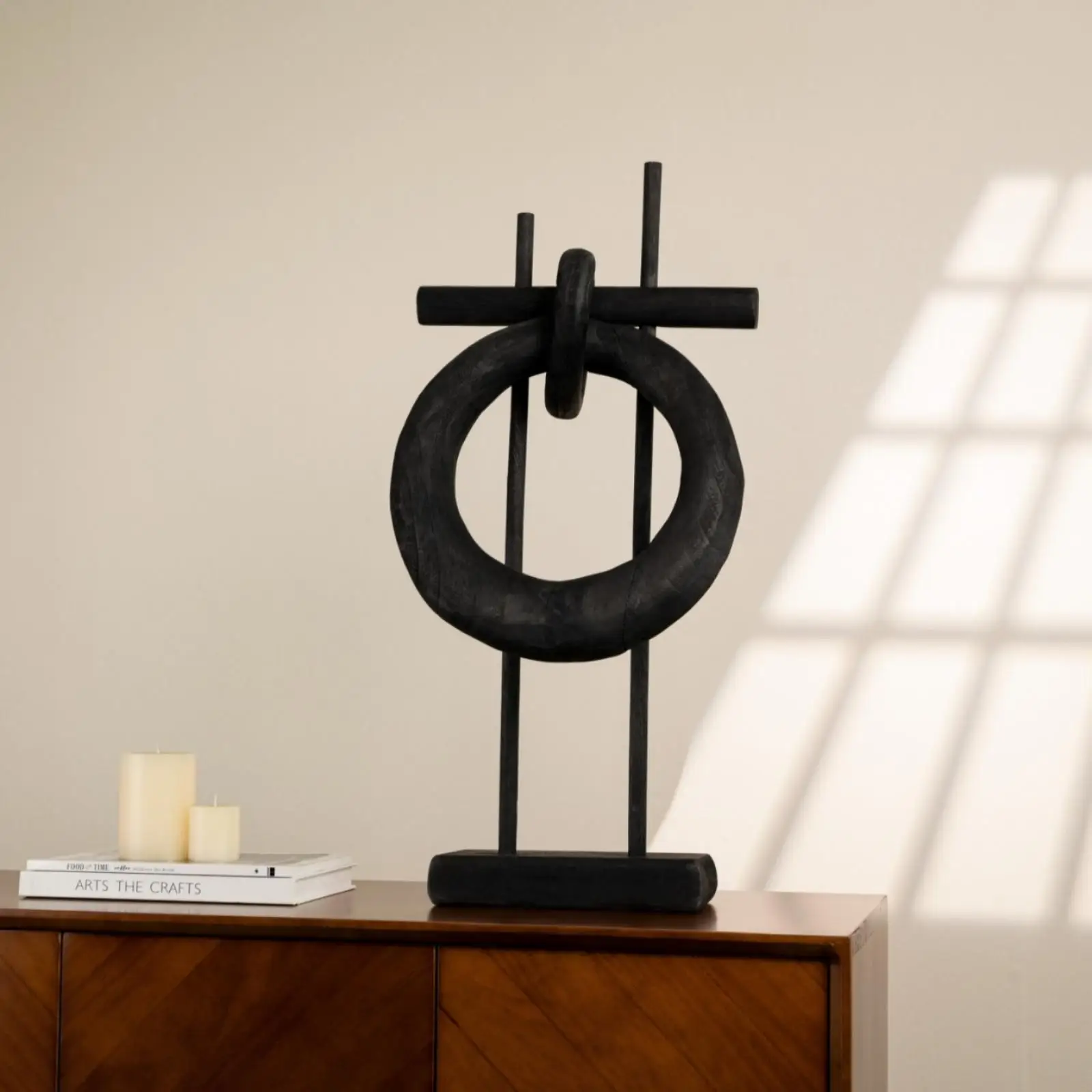 Adorno de mesa en resina con forma circular – Decoración para hogar de gato y perro - imagen 4