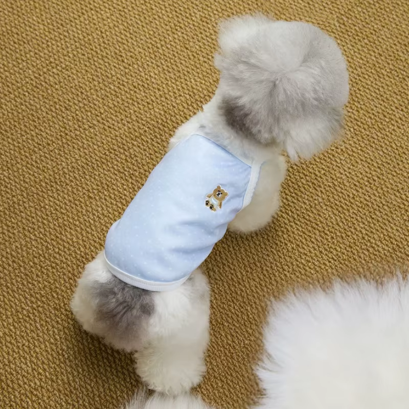 Chaleco de verano para perros y gatos pequeños – Estampado de oso - imagen 5