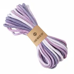 Cordón de macramé multicolor degradado 4 mm – Cuerda suave para manualidades