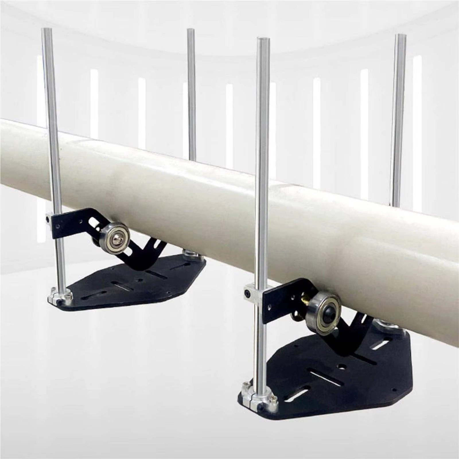 Soporte Giratorio Ajustable de Acero – Ideal para Trabajos del Hogar