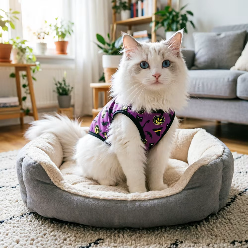Chaleco Halloween para gatos y perros pequeños – Jersey de abrigo - imagen 4