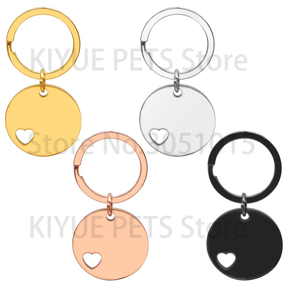 Chapa identificativa corazón acero inoxidable personalizable para gatos y perros - imagen 5