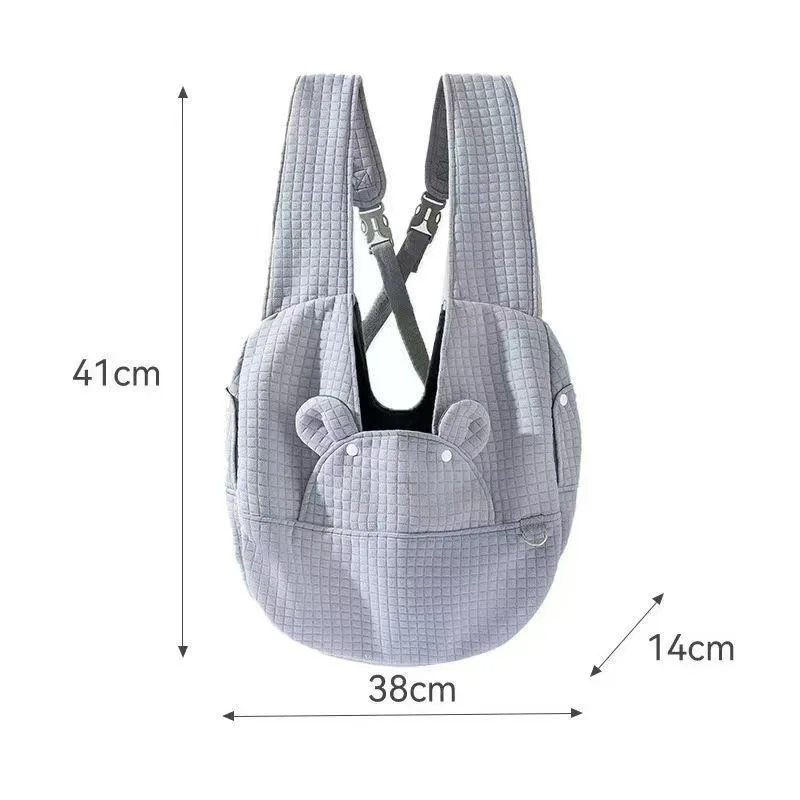 Bolso bandolera suave y transpirable para gatos y perros pequeños - imagen 4